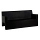 Jut Sofa Canape Vondom Noir 