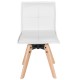 Lot de 2 Chaises Similicuir Blanc KosyForm