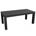 Jut mesa 180 Vondom Anthracite mesa retangular