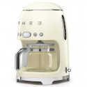 Cafetera programable Smeg año 50 Crema Chromé