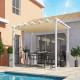 Pergola Aluminium Habrita Anthracite 12m2 com tela de sombra