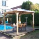 Kiosque de Jardin Blueterm en bois 12.32 m2 Habrita