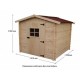 Garden Shelter Solid Wood Habrita 3,08 m² com piso e 20mm