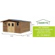 Habrita Solid Wood Garden Shelter tavole da 12,3 mq e 42mm