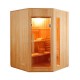 Sauna de vapor angular Zen 3-4 asientos - selección VerySpas