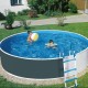 Piscina rotonda Azuro PoolMarina lusso freestanding o sepolto 5.5x1.20