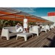 Canapé de jardin Vondom Solid sofa bronze