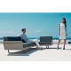 Canapé Vondom Delta sofa bronze 3 places