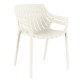 Lot de 4 fauteuils Vondom Spritz blanc