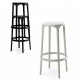 Lot de 4 tabourets de Bar Brooklyn Vondom hauteur d'assise 76 pickle