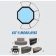 Kit de Muebles 5 módulos para Spa Octopus 4 a 6 Plazas NetSpa