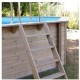 Pool Wood Ubbink Linea 500x800 H140 Liner Azul