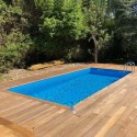 Piscina Madera Ubbink Linea 350x650 H140cm Liner Beige