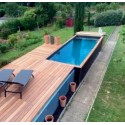 Piscina In acciaio inox CosyPool 350x600 H150 rettangolo