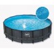 Piscina Elite Round Design rattan 488x122