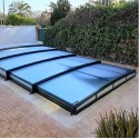 Abri de Piscine Ultraplat Abrisol télescopique Tapia prêt à poser pour piscine 900 x 450