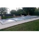 Abri de Piscine Ultraplat Abrisol télescopique Tapia prêt à poser pour piscine 900 x 450