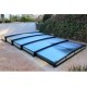 Abri de Piscine Ultraplat Abrisol télescopique Tapia prêt à poser pour piscine 900 x 450