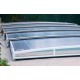 Abri de Piscine Ultraplat Abrisol télescopique Tapia prêt à poser pour piscine 900 x 450