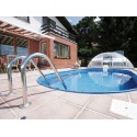 Piscine Ovale Ibiza Azuro 800x416 H120 avec Filtre à Sable