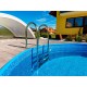 Ovaal zwembad Ibiza Azuro 900x500 H150 blauwe voering