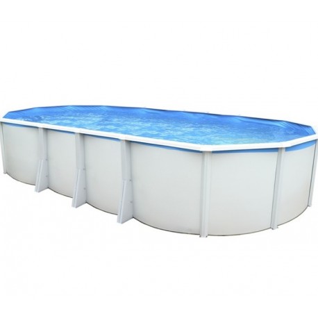 Piscina fuori terra TOI Ibiza Oval 730x366x132 con kit completo bianco