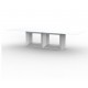 Mesa de jantar Vela 200 Vondom 300x100xH72 Branco