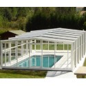 Pool Enclosure High Telescopic Shelter Capri 6.44x4m without rail