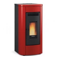 Geventileerde pelletkachel La Nordica Extraflame Klaudia 8kW Bordeaux