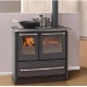 Estufa de leña Nordica Extraflame Sovrana Easy 2.0 9kW negro