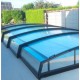 Low Pool Shelter Teleskop Shelter Zypern 6,29x4m ohne Schienen