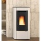 Ventilated pellet stove La Nordica Extraflame Sabry Prestige Line 7kW Ivory