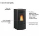 Belüfteter Pelletofen La Nordica Extraflame Sabry Prestige Line 7kW Schwarz