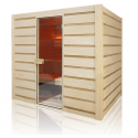 Holl's Eccolo 6 lugares sauna Pacote completo 4.5kW fogão e pedras incluídas