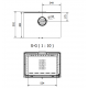 Poêle à Bois Ferlux Enya 49 sur pied 8.2 kW