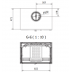 Ferlux Afar Holzofen aus Gusseisen mit Scheiterhaufen 15,9 kW