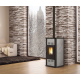 Extraflame Serafina Petra Evo Fogão a pellets ventilado 8kW Pedra Natural