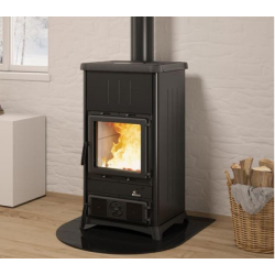 Holzofen mit Wärmerückgewinnung La Nordica Concita 2.0 Stahl 13kW