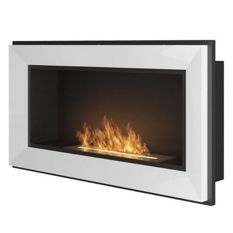 SIMPLEfire Frame 600 Chimenea de Bioetanol Negro con 1 Ventana