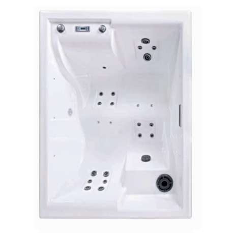 Square NetSpa Wave Spa acrilico 5 posti spa