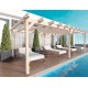 Freistehende Pergola aus Holz Marsella 600x400cm 24m2