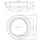 Round 1000 Corten Infire Steel Fire Bowl