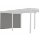 Rideau Store Latéral Pergola Bioclimatique Habrita 3.6m