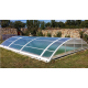 Abri de Piscine Bas Lanzarote Abrisol amovible 8.70x4.7m