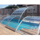 Abri de Piscine Bas Lanzarote Abrisol amovible 9.83x4.7m