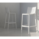 Lot de 4 Tabourets de Bar Ibiza Blanc Vondom