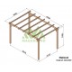 Freistehende Pergola aus Massivholz Madrid 4,20x3m 12m2