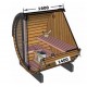 Sauna exterior Piscina 200 Thermowood 2 a 3 pessoas VerySpass