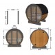 Sauna exterior Piscina 200 Thermowood 2 a 3 personas VerySpass