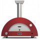 Moderno 1 Alfa Forni Forno Híbrido Forno Pizza Vermelho Antigo